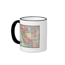 Bancroft's Map Of California, Nevada Mug