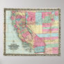 Bancroft's Map Of California, Nevada