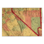 Bancroft's Map Of California, Nevada, Utah Greeting Cards