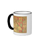 Bancroft's Map Of California, Nevada, Utah Coffee Mug