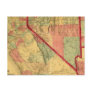 Bancroft's Map Of California, Nevada, Utah Postcards