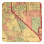 Bancroft's Map Of California, Nevada, Utah Stickers