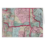 Bancroft's Map Of Oregon, Washington, Idaho Card