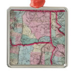 Bancroft's Map Of Oregon, Washington, Idaho Ornament