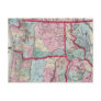 Bancroft's Map Of Oregon, Washington, Idaho Post Card