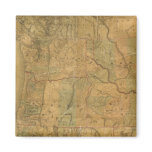 Bancroft's Map Of The Pacific States Magnets