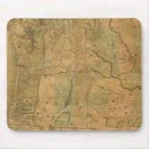 Bancroft's Map Of The Pacific States Mousepads