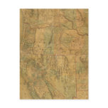Bancroft's Map Of The Pacific States Post Cards