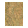 Bancroft's Map Of The Pacific States Post Cards