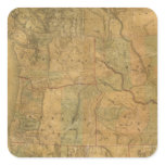 Bancroft's Map Of The Pacific States Sticker