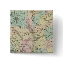 Bancroft's New Map Of Central California Pinback Buttons