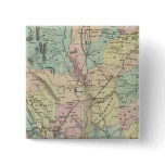 Bancroft's New Map Of Central California Pinback Buttons