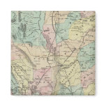 Bancroft's New Map Of Central California Fridge Magnet