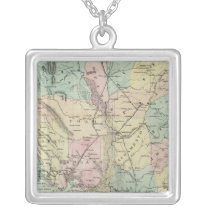 Bancroft's New Map Of Central California Necklaces