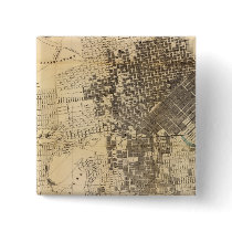 Bancroft's official Guide Map of San Francisco Pin