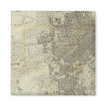 Bancroft's Official San Francisco City Map Refrigerator Magnets