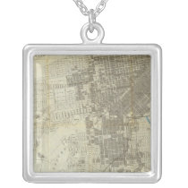 Bancroft's Official San Francisco City Map Custom Necklace