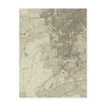 Bancroft's Official San Francisco City Map Post Cards