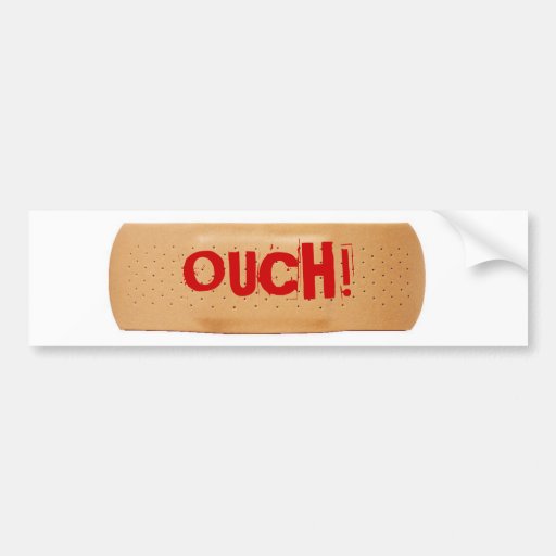 Band Aid Car Bumper Sticker Zazzle