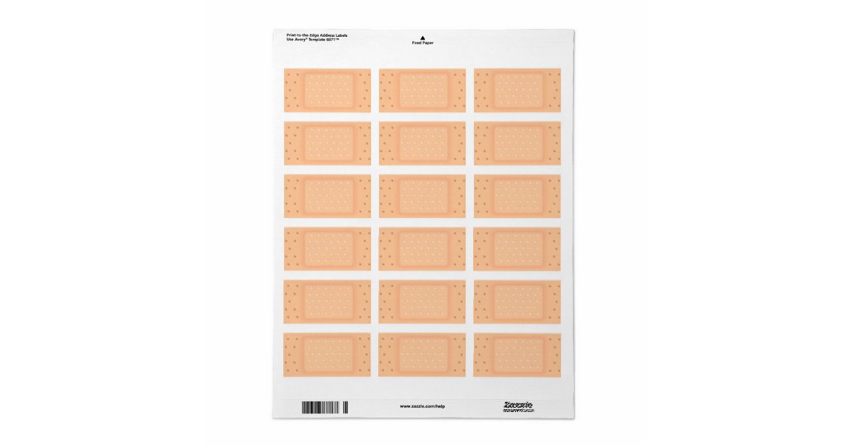Band Aid Label | Zazzle