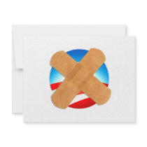 Band-aid No to Obamascare invitations by NobamaShop Band-aid No to Obamascare invitations
