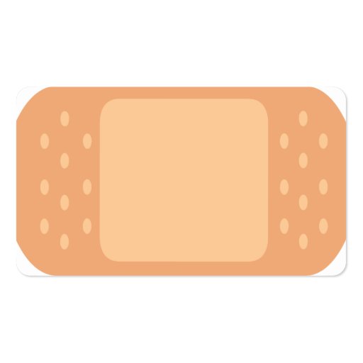 Band-aid Nurse or Caregiver Business Card (back side)