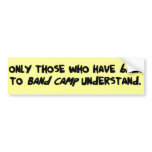 Band Camp Bumpersticker