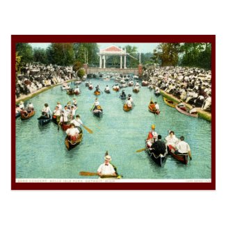 Band Concert, Belle Isle Park, Detroit Vintage Postcard