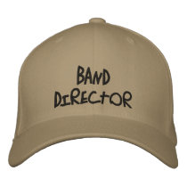 BAND DIRECTOR embroidered hats by jbsjstearn BAND DIRECTOR embroidered hats