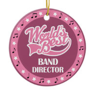 Band Director Gift For Her Ornament