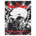 Band Flyer Skull and Gas Mask by ZazzleFlyers Band Flyer Skull and Gas Mask