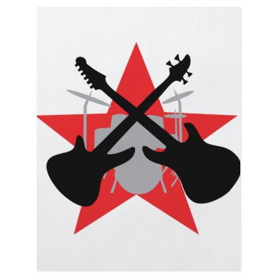 band guitar drum star flyer by Topmotives