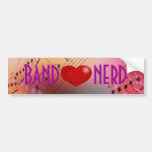 Band *heart* Nerd Bumper Stickers