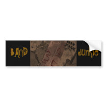 BAND Junkie bumper stickers by Guiltypleasures BAND Junkie bumper stickers