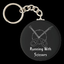 band logoblack, Running With Scissors keychains