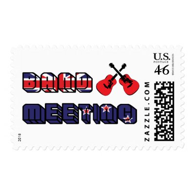 Band Meeting Murray Postage Stamps by CityRoyalty