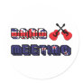 Band Meeting Murray Round Sticker