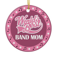 Band Mom Gift For Her Christmas Ornaments