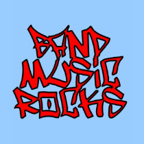 marching band t-shirt: Band Music Rocks