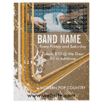 Band Name Music Flyer 3 by ZazzleFlyers Band Name Music Flyer 3