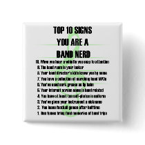 Band Nerd Top 10 buttons by MarchingBand Band Nerd Top 10 buttons