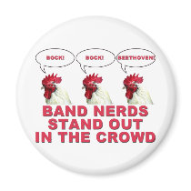 Band Nerds Stand Out magnets