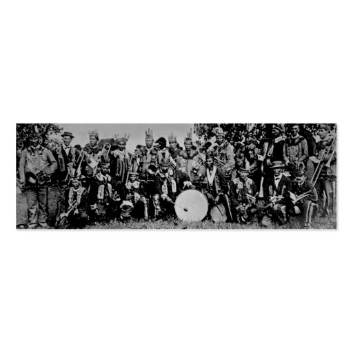 Band of Indians Business Card (front side)