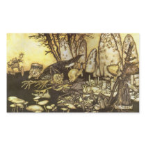 Band of Workmen by Arthur Rackham Rectangle Stickers