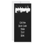Band On Stage Concert Silhouette B&amp;W Rack Cards