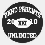Band Parents Unlimited 2010 Sticker