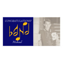 band personalized photo card