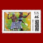 Band Postage - Lagos -Two Lover  stamps