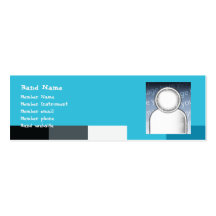 Band profile cards business cards
