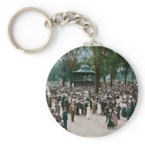 Band Stand, Central Park, NYC Keychain